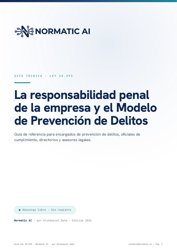 Portada de la guía Modelo de Prevención de Delitos