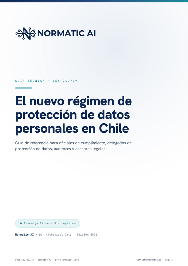 Portada de la guía Protección de Datos Personales